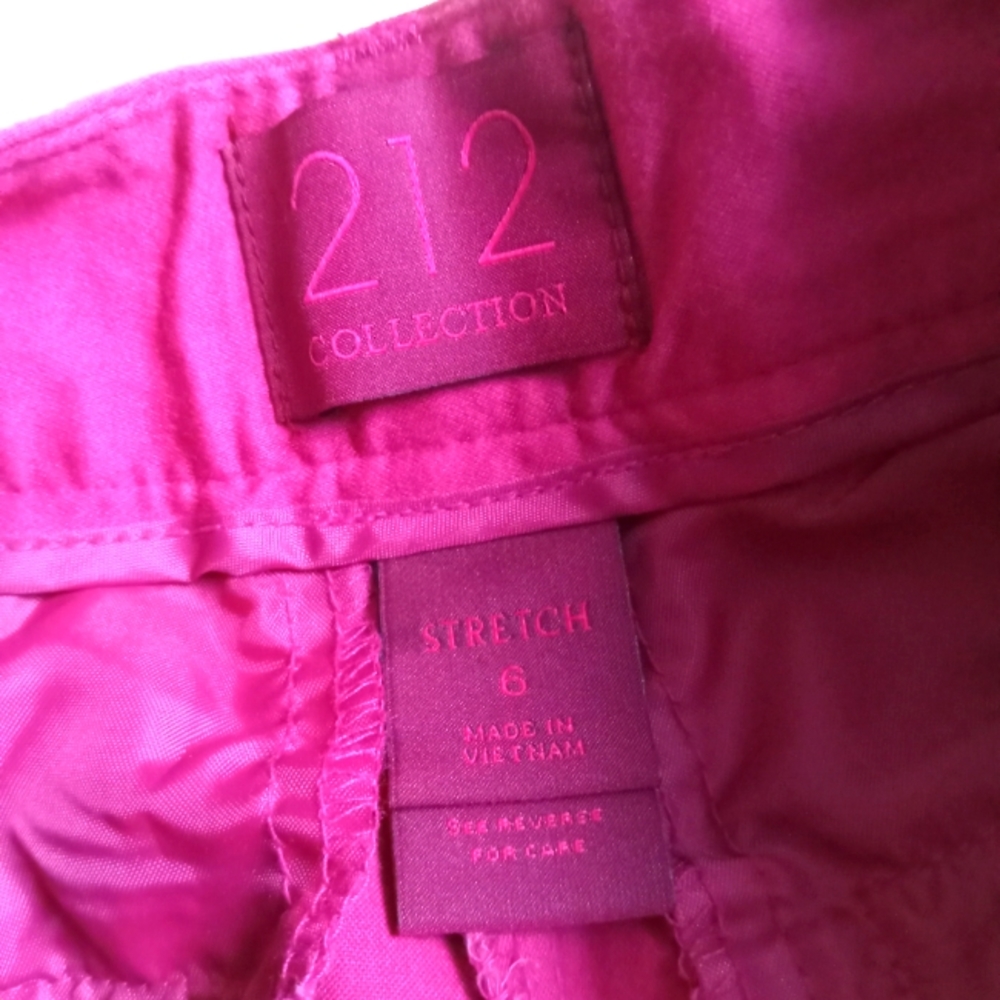 🩷 NWOT Womens Pink 212 Company Capris Size 2/4 Pockets Preppy Golf Lunch - Picture 2 of 4